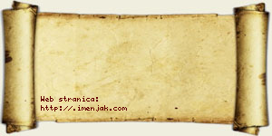 Javor Burmaz vizit kartica